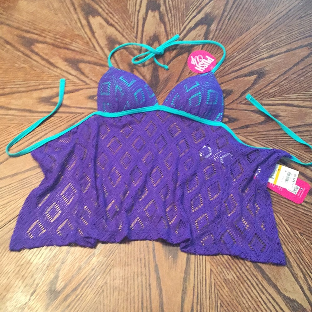 Hula Honey Swim Top Size Small NWT